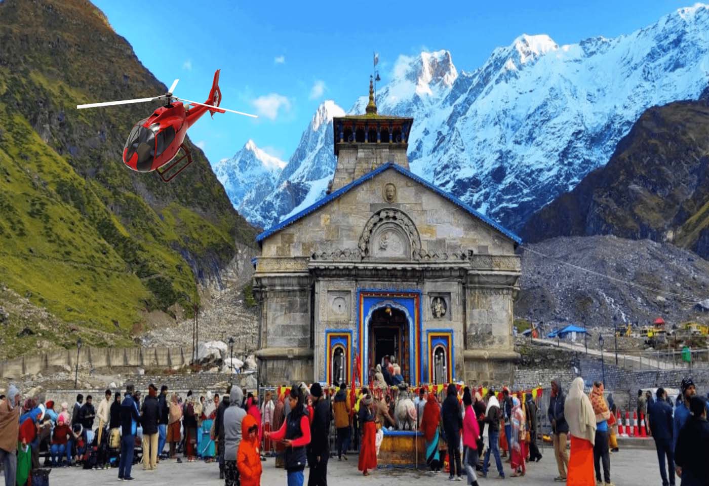 Online booking for Kedarnath helicopter tickets.