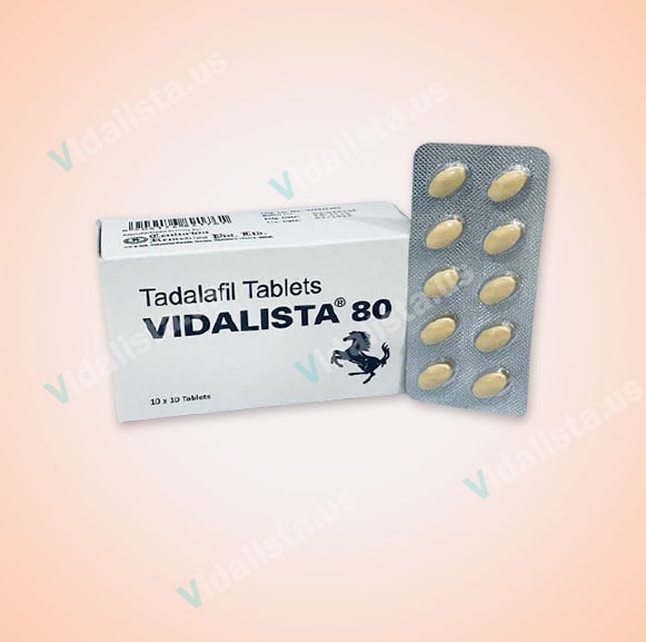 Buy Vidalista 80 Mg Tablets Tadalafil