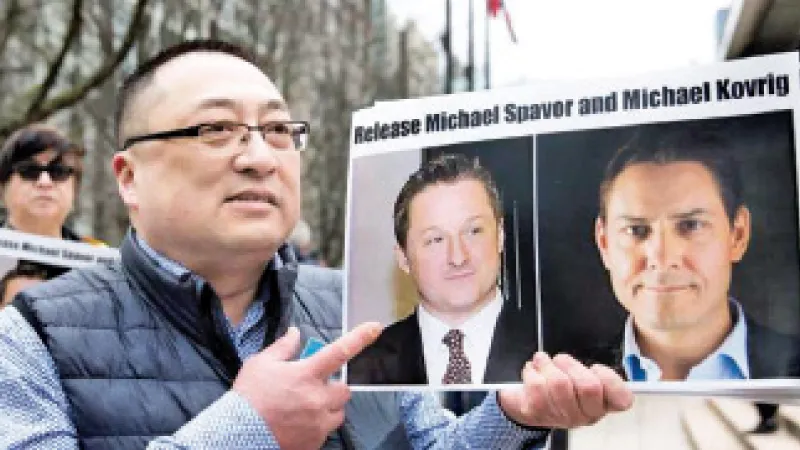 චීනයේ ඔත්තු බැලූ කැනඩා ජාතිකයන්ට සිර දඬුවම්