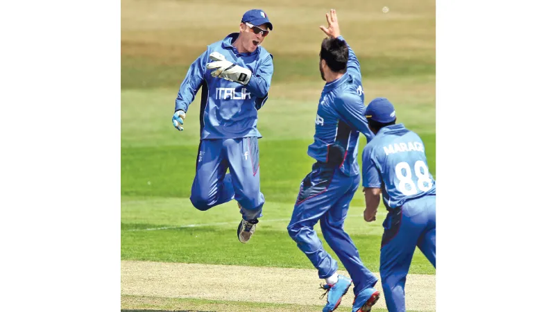 ශ්රී ලංකාවේ ක්රිකට් ක්රීඩකයන් 3කට ඉතාලි ජාතික පිලේ ඉහළම තැනක්
