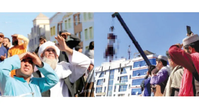 තලේබාන් සංවිධානය වැරදිකරුවන් ඝාතනය කර එල්ලයි