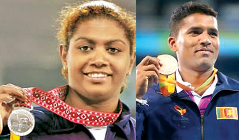 සුසන්තිකාගේ ඔලිම්පික් පදක්කමට වසර 21යි ලෝක ශූර දිනේෂ් රන් පදක්කම දිනා මාසයයි