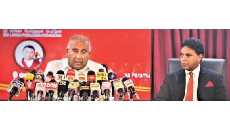 සජිත්ට තියෙන්නේ බල කෑදරකමක්