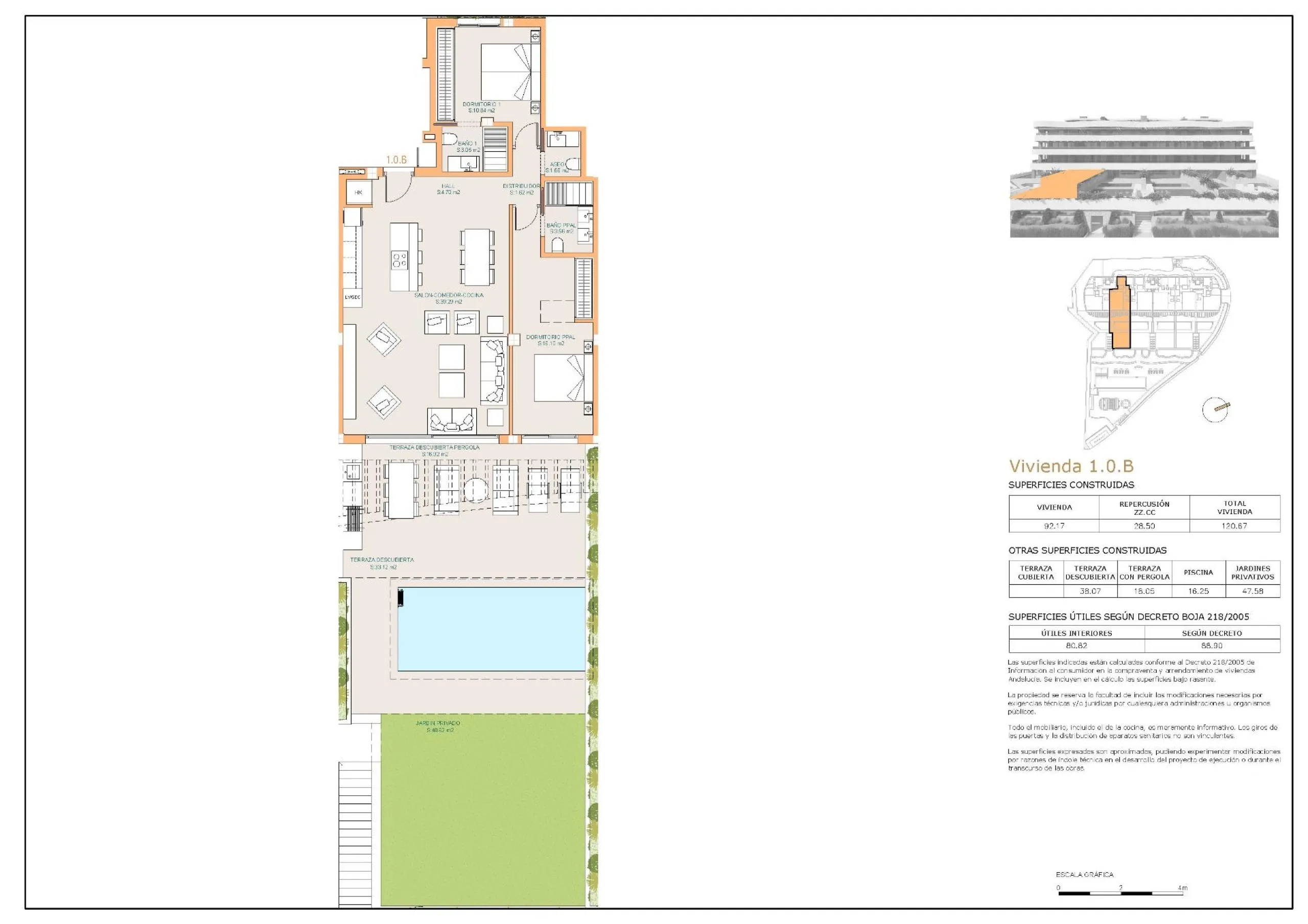 Exclusive project of 22 flats of 2 and 3 bedrooms. Its elevated position allows you to enjoy perfect views of the Mediterranean Sea. Penthouses with large terraces, and ground floor apartments with private garden and swimming pool. Large windows flood the