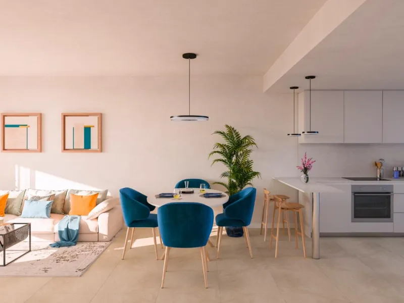 NEW BUILD RESIDENTIAL COMPLEX IN LA ALCAIDESA, SAN ROQUE& & New Build residential development in La Alcaidesa, the province of Cadiz, distributed in 55 multi-family homes, with options of 2 and 3 bedrooms with large terraces that allow you to enjoy 