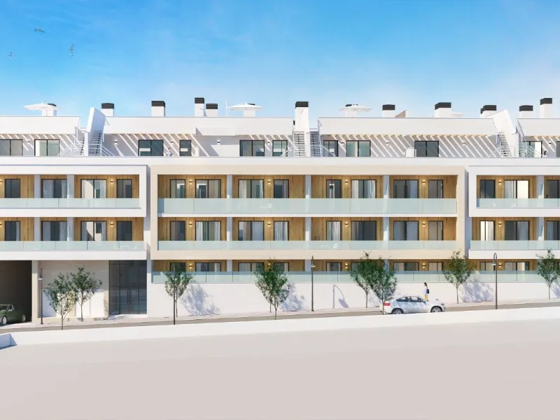 NEW BUILD APARTMENTS IN MIJAS COSTA& & Delivery in May 2025& & New Build beautiful development of 56 apartments of 1, 2 and 3 bedrooms and excellent penthouses in Mijas Costa.& & It has a communal swimming pool area and multipurpose room