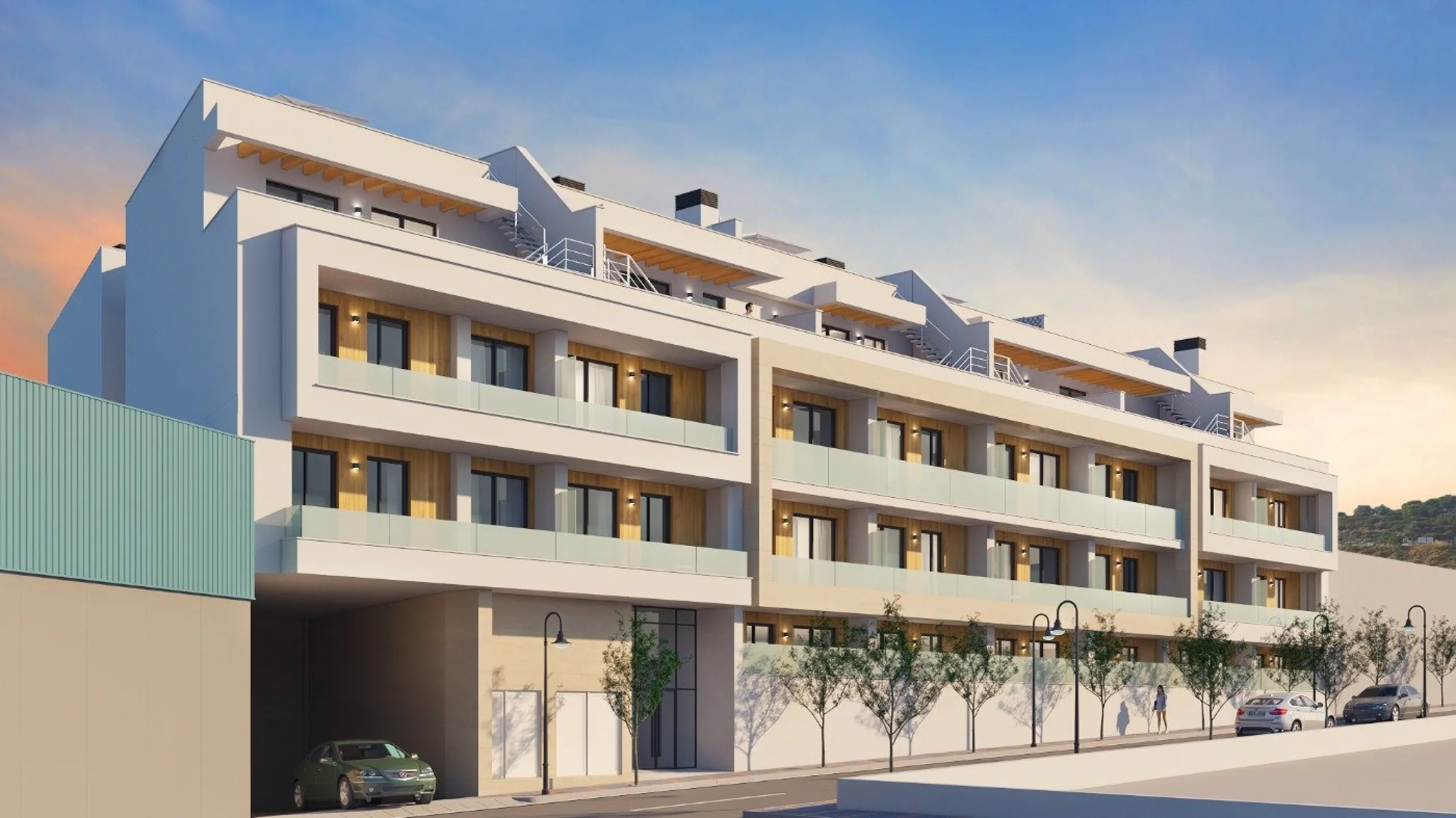 NEW BUILD APARTMENTS IN MIJAS COSTA& & Delivery in May 2025& & New Build beautiful development of 56 apartments of 1, 2 and 3 bedrooms and excellent penthouses in Mijas Costa.& & It has a communal swimming pool area and multipurpose room