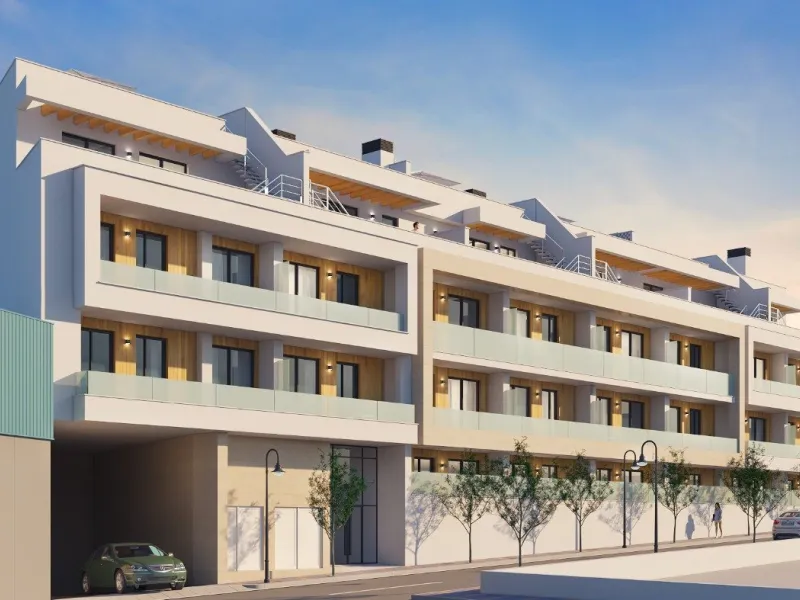 NEW BUILD APARTMENTS IN MIJAS COSTA& & Delivery in May 2025& & New Build beautiful development of 56 apartments of 1, 2 and 3 bedrooms and excellent penthouses in Mijas Costa.& & It has a communal swimming pool area and multipurpose room