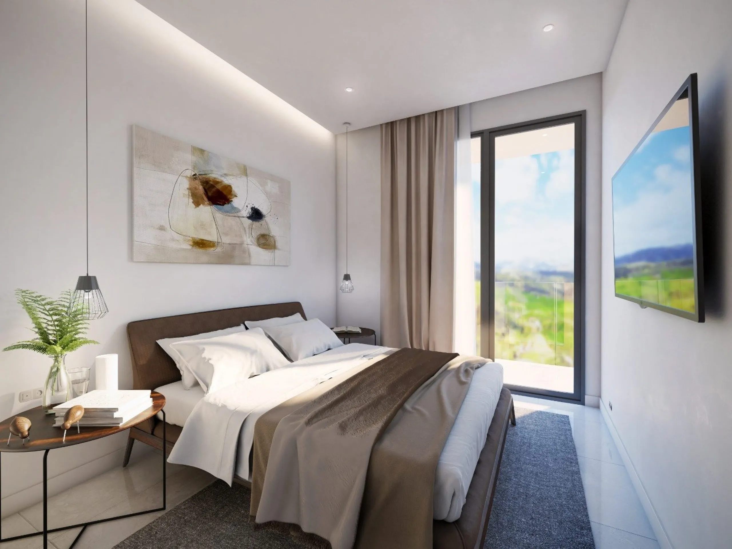 NEW BUILD APARTMENTS IN MIJAS COSTA& & Delivery in May 2025& & New Build beautiful development of 56 apartments of 1, 2 and 3 bedrooms and excellent penthouses in Mijas Costa.& & It has a communal swimming pool area and multipurpose room