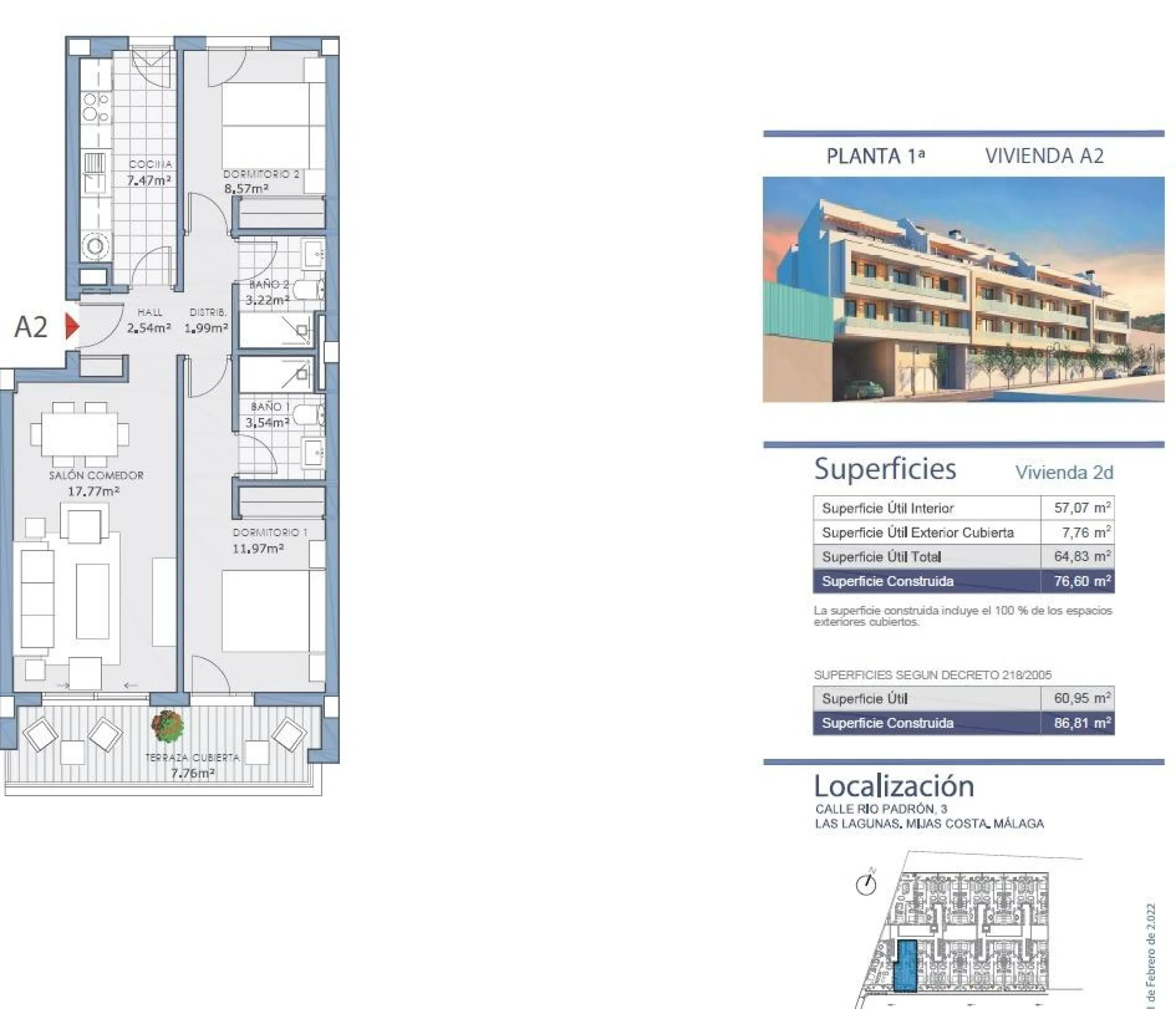 NEW BUILD APARTMENTS IN MIJAS COSTA& & Delivery in May 2025& & New Build beautiful development of 56 apartments of 1, 2 and 3 bedrooms and excellent penthouses in Mijas Costa.& & It has a communal swimming pool area and multipurpose room