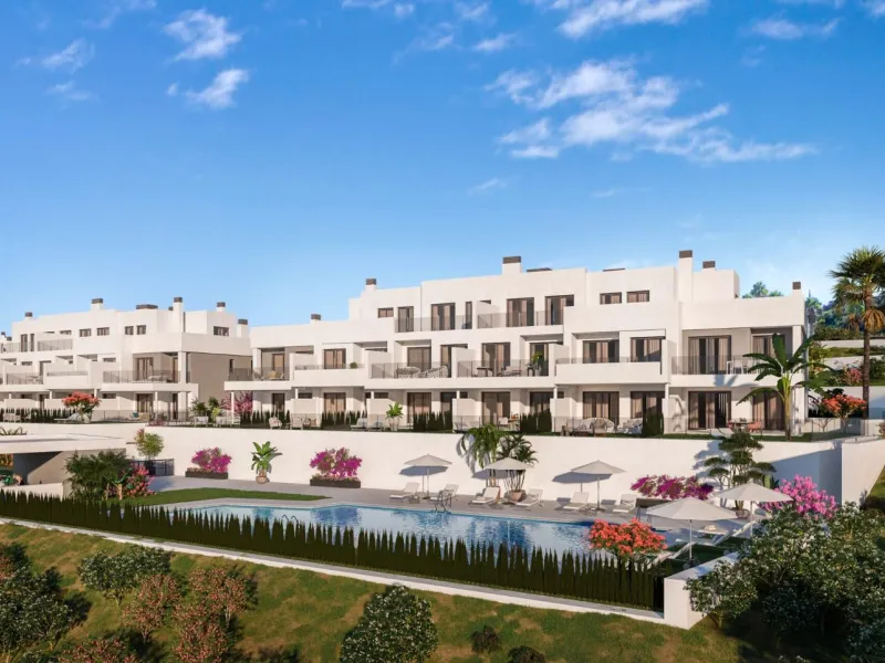 NEW BUILD RESIDENTIAL COMPLEX IN LA ALCAIDESA, SAN ROQUE& & New Build residential development in La Alcaidesa, the province of Cadiz, distributed in 55 multi-family homes, with options of 2 and 3 bedrooms with large terraces that allow you to enjoy 