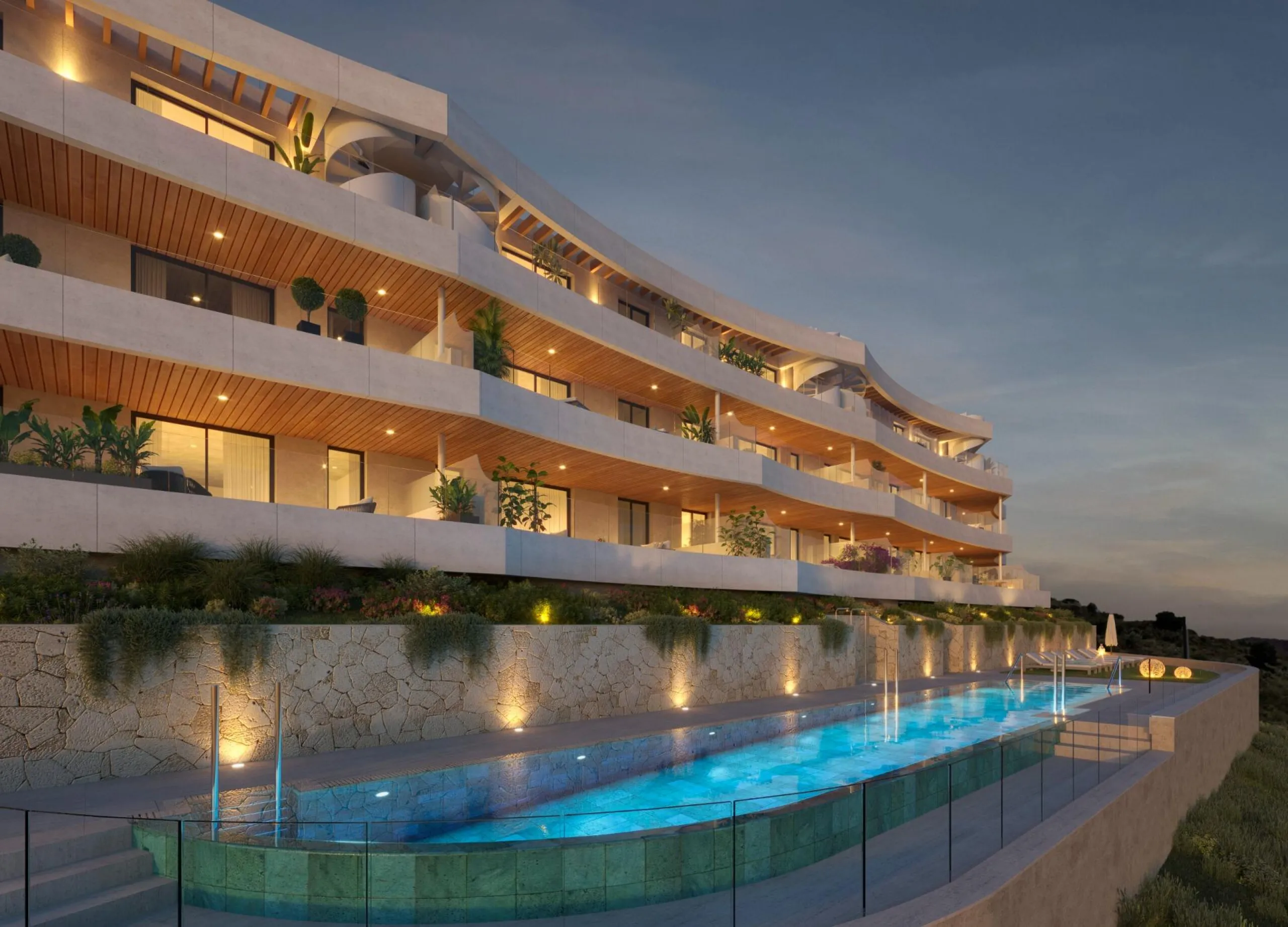 New Build Apartments with Sea Views in Rincon de la Victoria& & Contemporary Residential Living Inspired by the Mediterranean& This new build residential project in Rincon de la Victoria has been designed to evoke emotion, comfort and a true sens