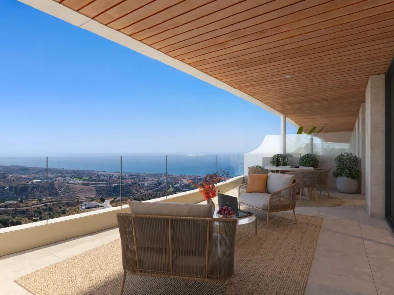 New Build Apartments with Sea Views in Rincon de la Victoria& & Contemporary Residential Living Inspired by the Mediterranean& This new build residential project in Rincon de la Victoria has been designed to evoke emotion, comfort and a true sens