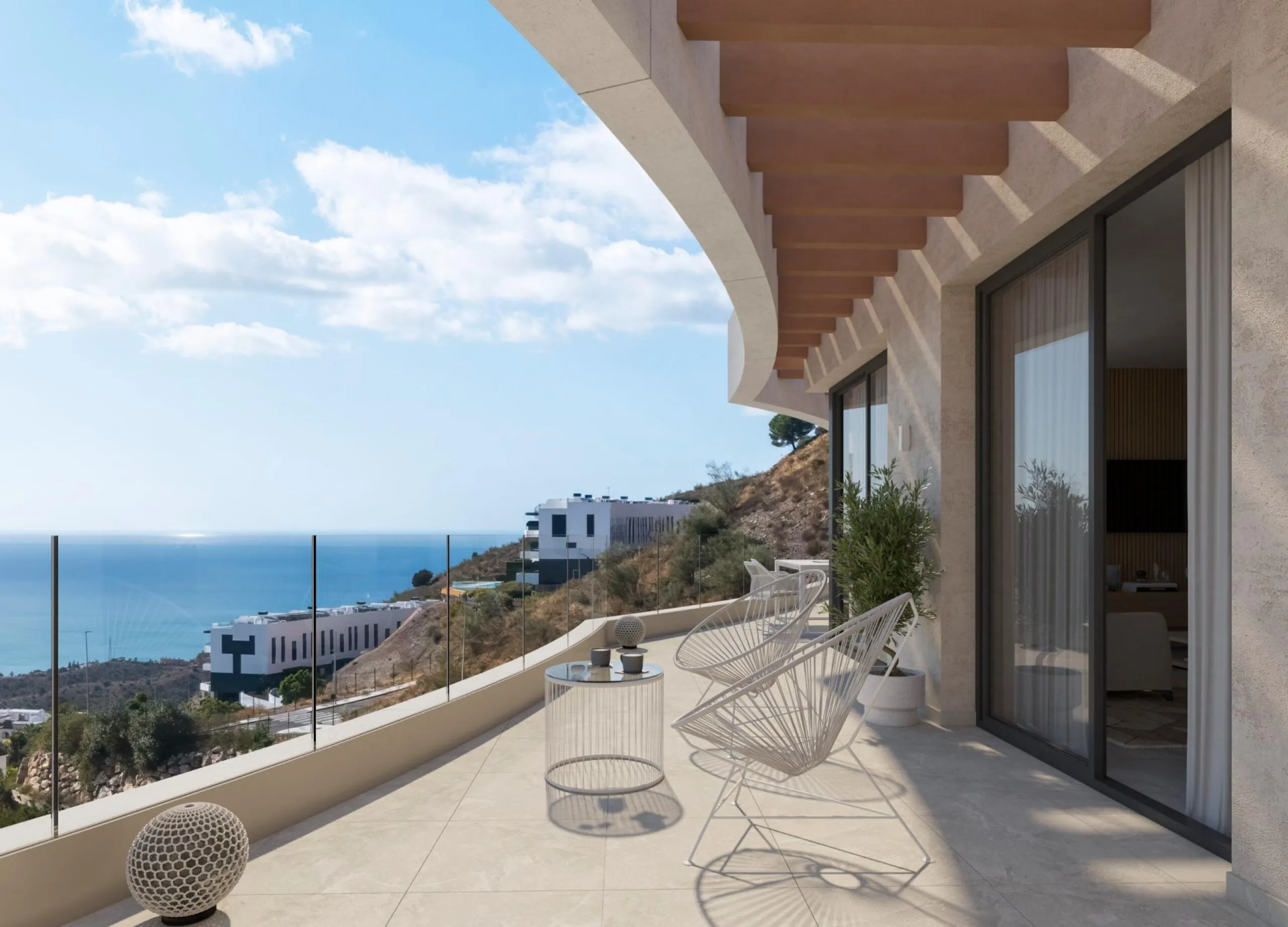 New Build Apartments with Sea Views in Rincon de la Victoria& & Contemporary Residential Living Inspired by the Mediterranean& This new build residential project in Rincon de la Victoria has been designed to evoke emotion, comfort and a true sens