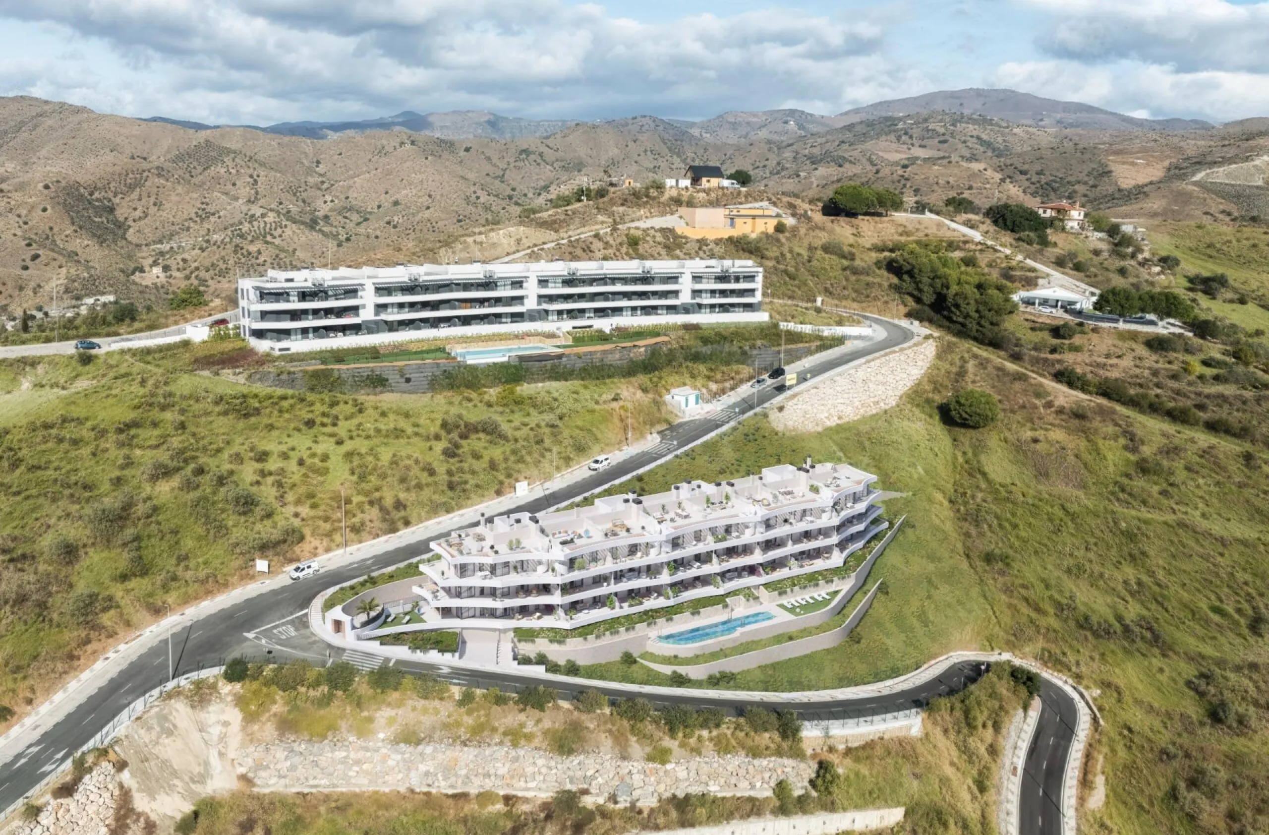 New Build Apartments with Sea Views in Rincon de la Victoria& & Contemporary Residential Living Inspired by the Mediterranean& This new build residential project in Rincon de la Victoria has been designed to evoke emotion, comfort and a true sens