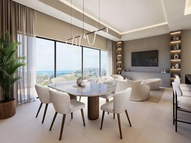 Luxury New Build Attached Villas with Sea Views and private pool in Casares del Sol& & Exclusive Residential Development in Casares del Sol& This elegant new build residential project features 55 attached villas with private swimming pools, ideal
