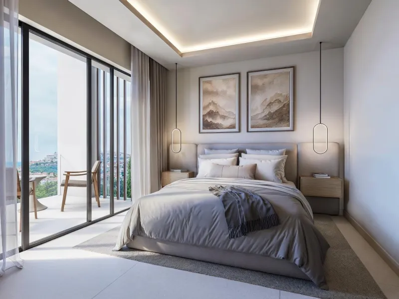 Luxury New Build Attached Villas with Sea Views and private pool in Casares del Sol& & Exclusive Residential Development in Casares del Sol& This elegant new build residential project features 55 attached villas with private swimming pools, ideal