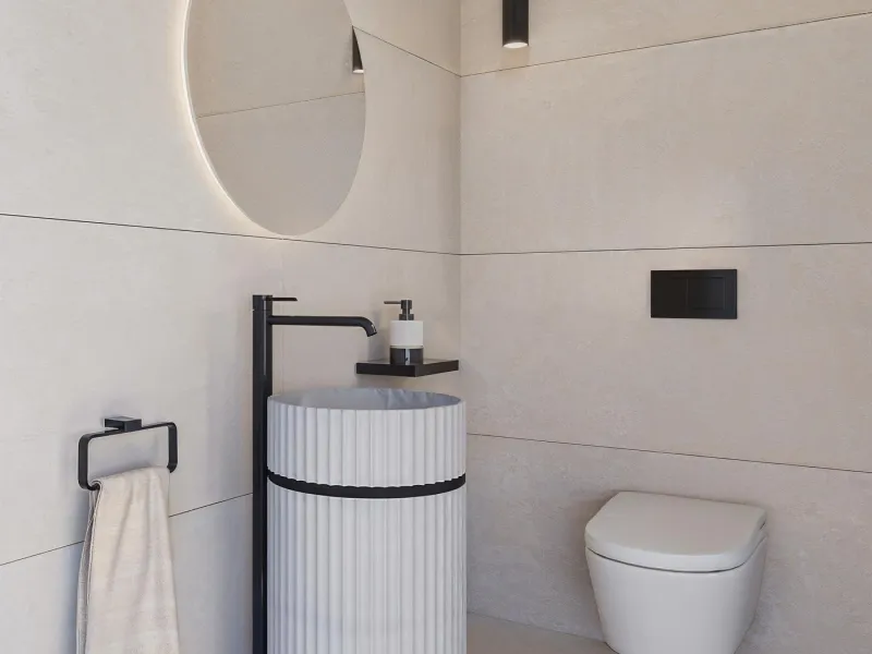 Luxury New Build Attached Villas with Sea Views and private pool in Casares del Sol& & Exclusive Residential Development in Casares del Sol& This elegant new build residential project features 55 attached villas with private swimming pools, ideal
