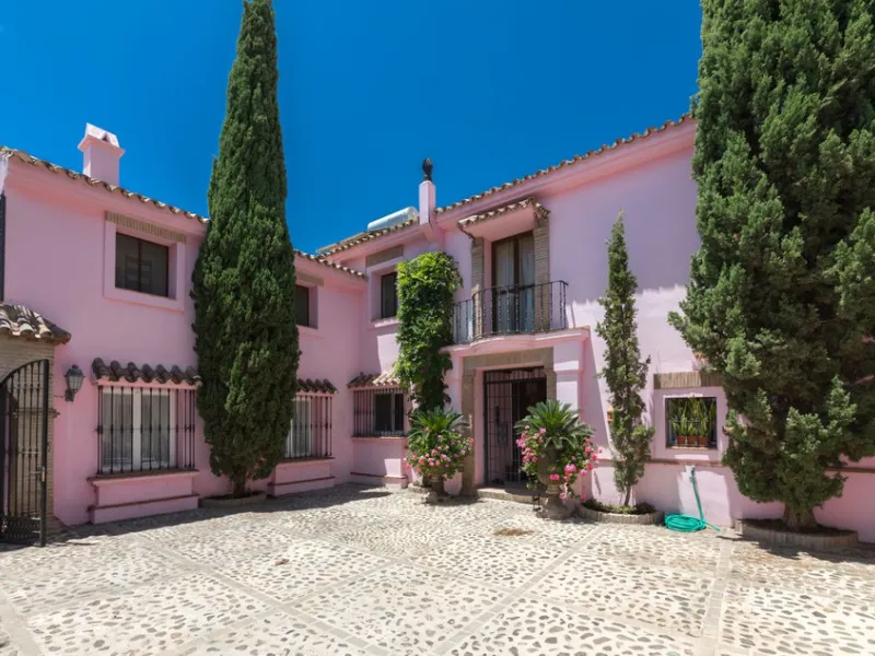 Spectacular country style 5 bedroom villa with open views at Puerto De  Los Alemendros, Benahavis