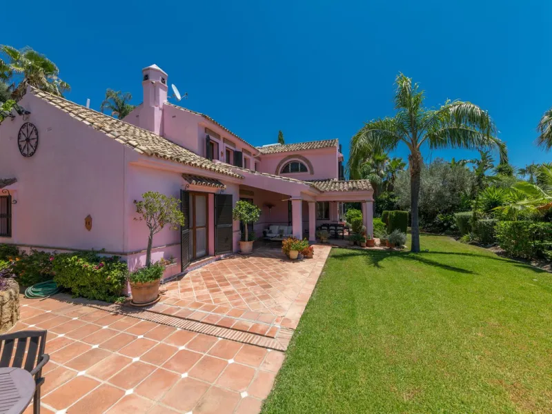 Spectacular country style 5 bedroom villa with open views at Puerto De  Los Alemendros, Benahavis