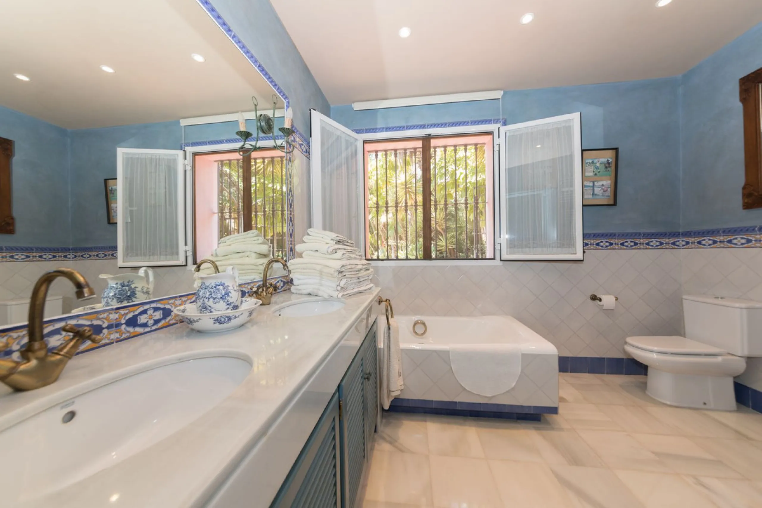 Spectacular country style 5 bedroom villa with open views at Puerto De  Los Alemendros, Benahavis