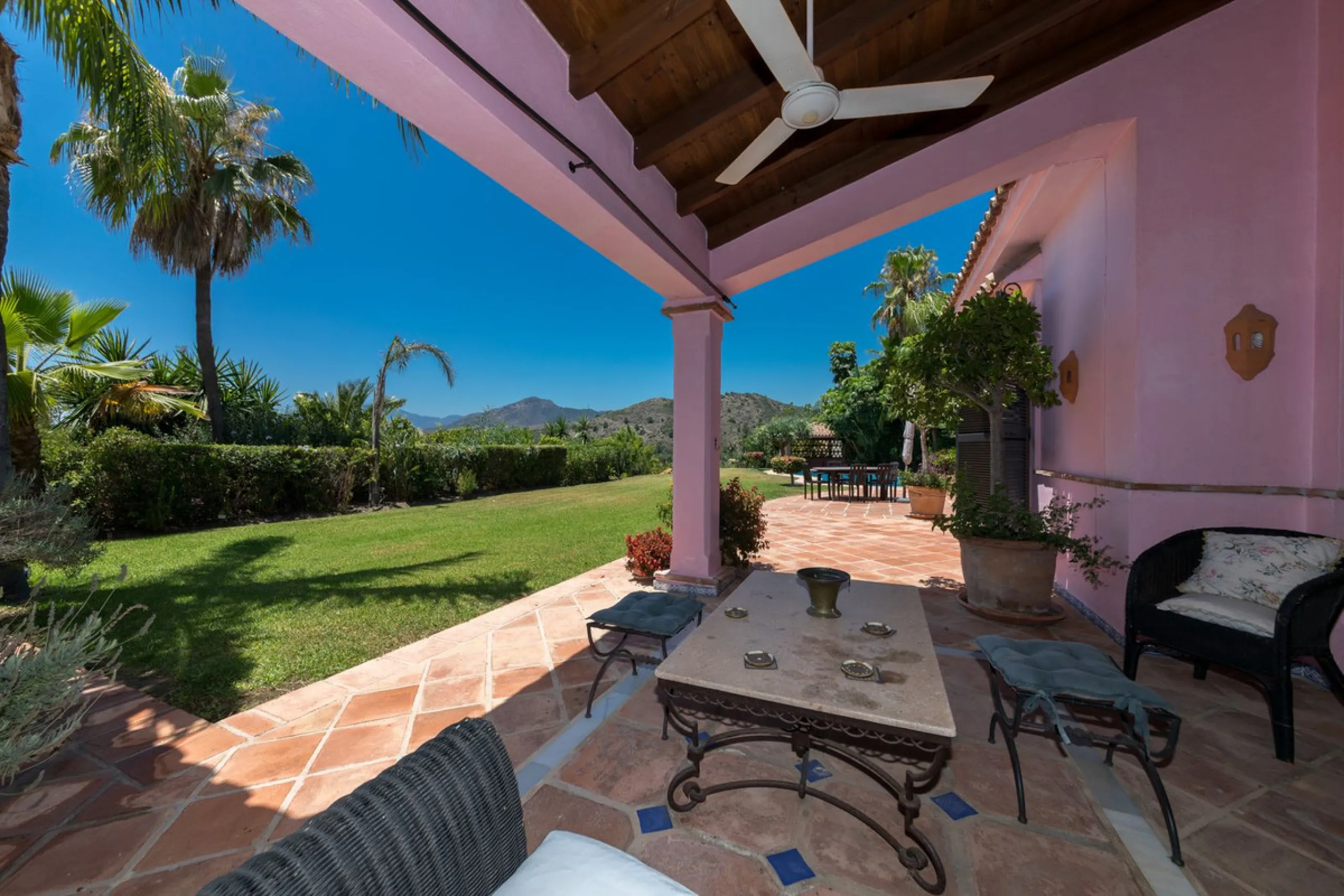 Spectacular country style 5 bedroom villa with open views at Puerto De  Los Alemendros, Benahavis