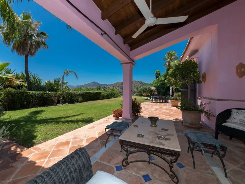 Spectacular country style 5 bedroom villa with open views at Puerto De  Los Alemendros, Benahavis