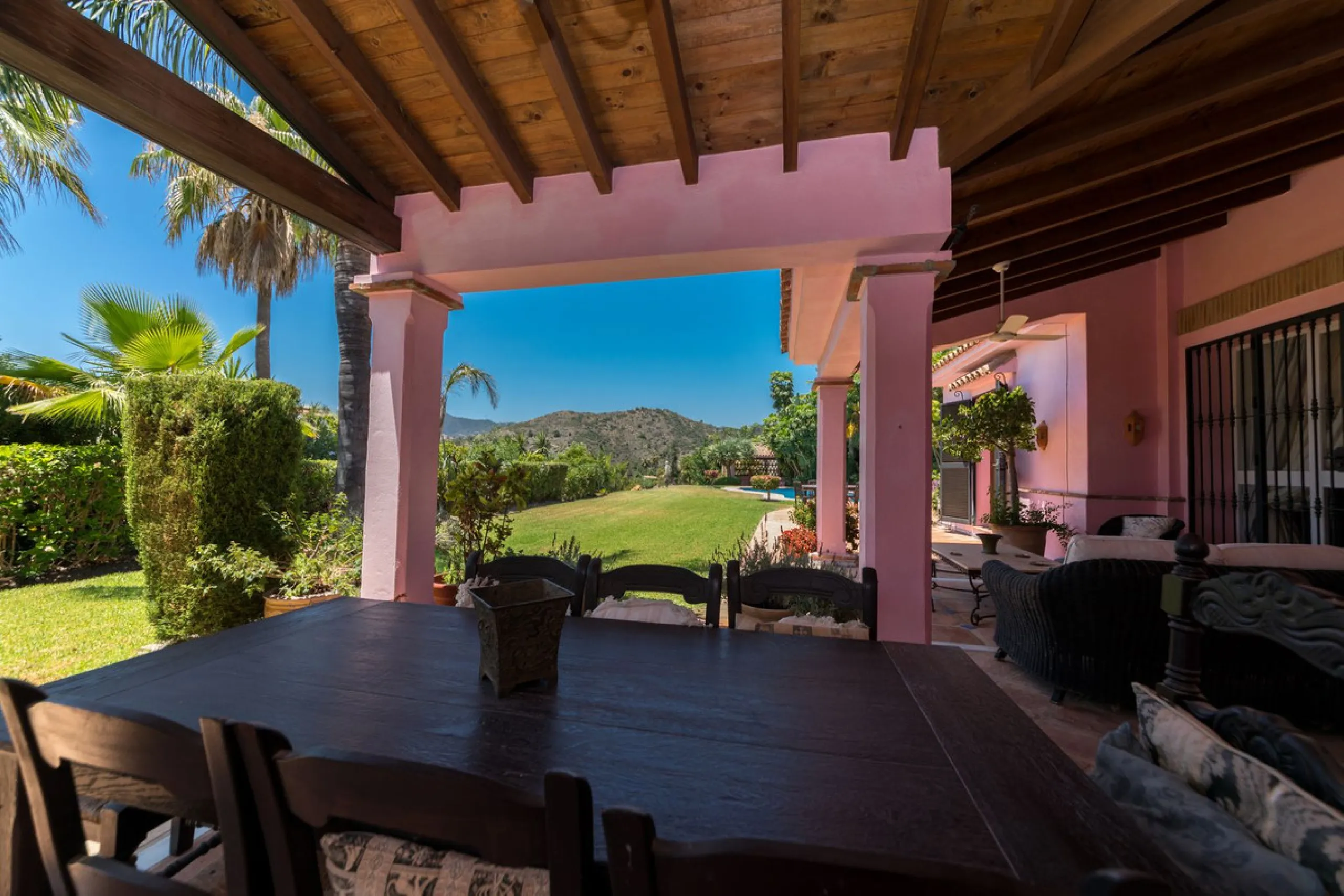 Spectacular country style 5 bedroom villa with open views at Puerto De  Los Alemendros, Benahavis