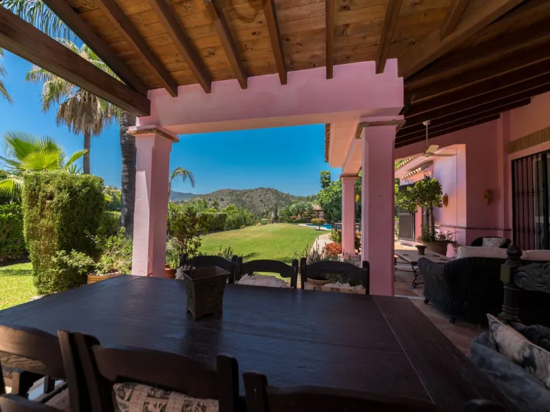 Spectacular country style 5 bedroom villa with open views at Puerto De  Los Alemendros, Benahavis