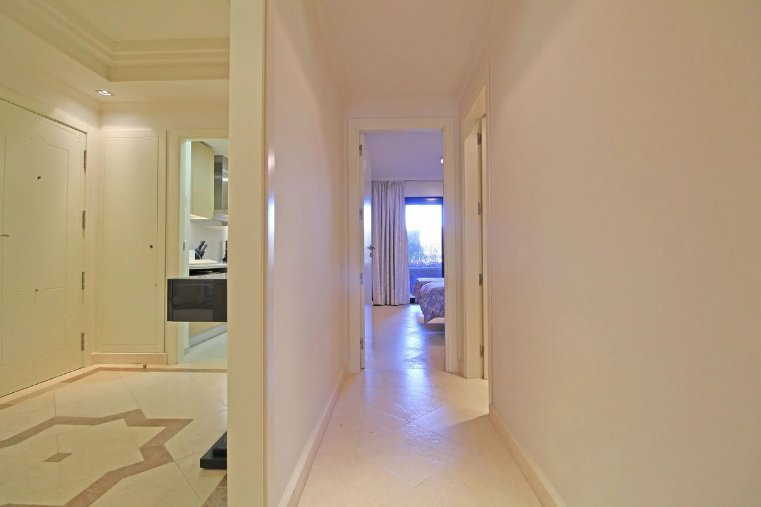 Nestled in the peaceful beachside enclave of Casasola, this charming ground-floor apartment