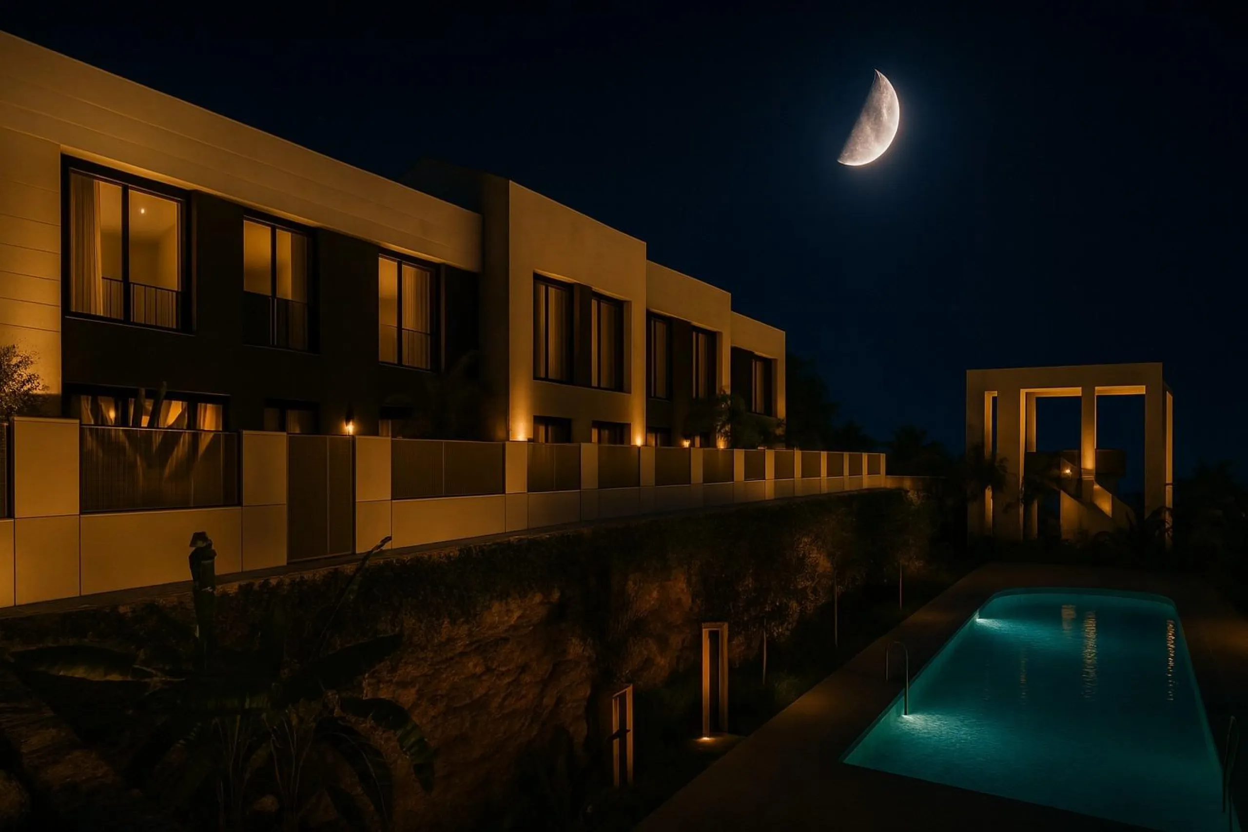New Build Townhouses with Sea Views near Miraflores Golf Calahonda& & Boutique Residential in a Prime Calahonda Location& This exclusive new construction project consists of a boutique collection of only 13 two and three bedroom townhouses and co