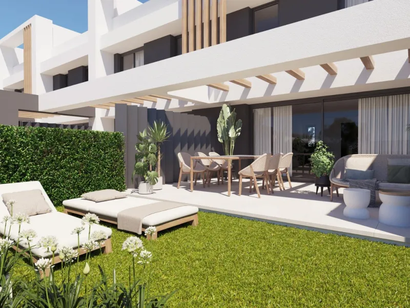 New Build Townhouses in El Chaparral Mijas Modern Living Near the Sea& & Exclusive Residential Development in El Chaparral Mijas& Welcome to this boutique new construction project located in the peaceful pine covered hills of El Chaparral Mijas. 