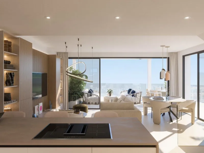 New Build Townhouses with Sea Views near Miraflores Golf Calahonda& & Boutique Residential in a Prime Calahonda Location& This exclusive new construction project consists of a boutique collection of only 13 two and three bedroom townhouses and co