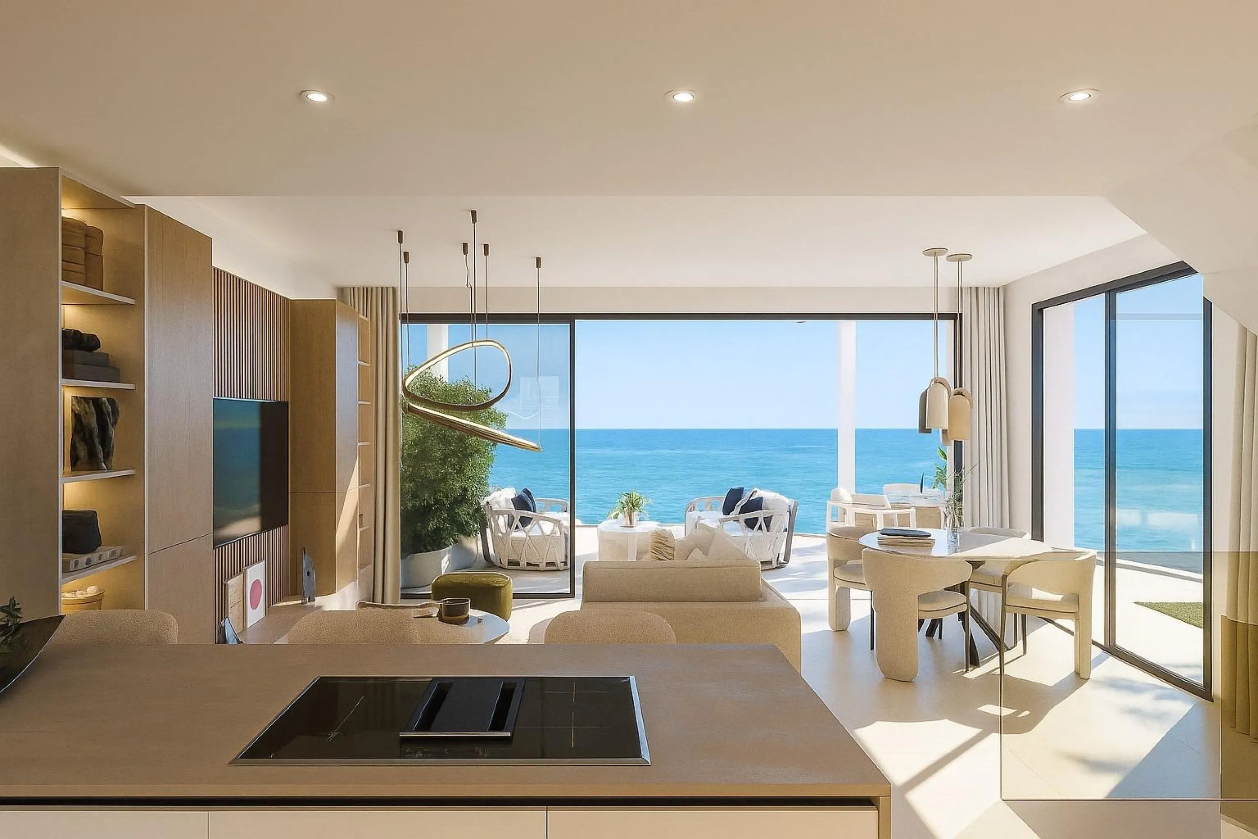 New Build Townhouses with Sea Views near Miraflores Golf Calahonda& & Boutique Residential in a Prime Calahonda Location& This exclusive new construction project consists of a boutique collection of only 13 two and three bedroom townhouses and co