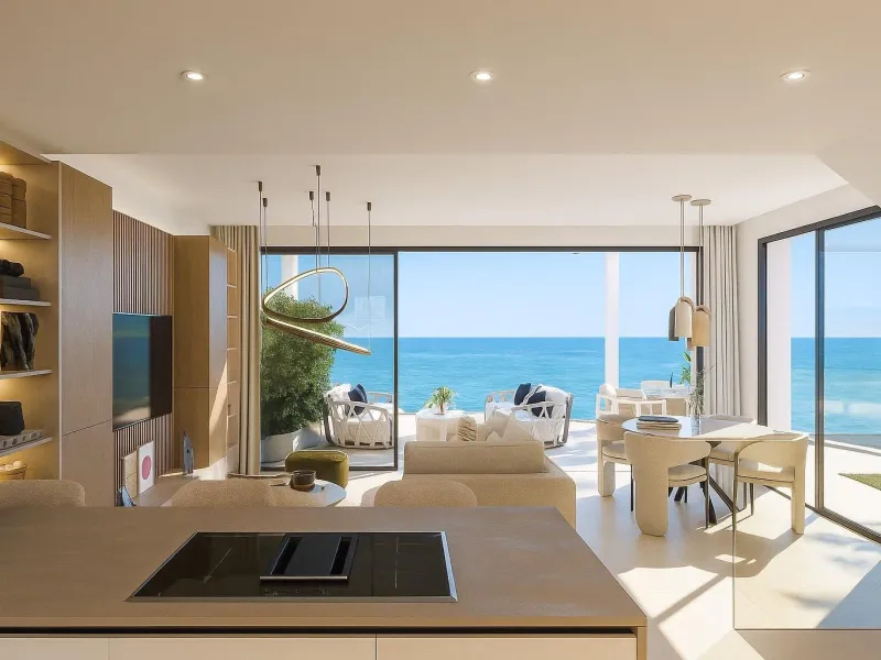 New Build Townhouses with Sea Views near Miraflores Golf Calahonda& & Boutique Residential in a Prime Calahonda Location& This exclusive new construction project consists of a boutique collection of only 13 two and three bedroom townhouses and co
