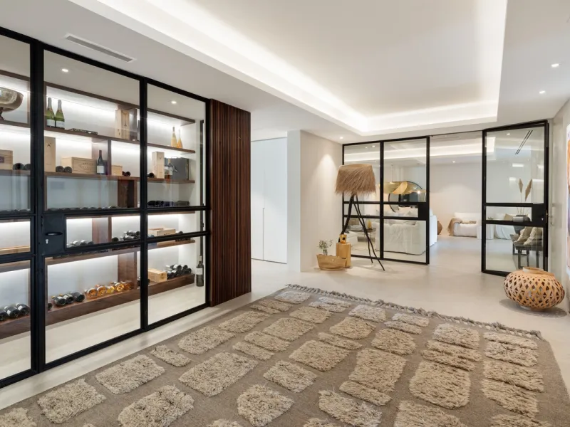 Nestled in the serene enclave of La Quinta, this contemporary villa, built in 2021, is designed to capture the essence of luxury living. South-facing, it offers stunning, sweeping views from the impressive La Concha Mountain to the Mediterranean Sea and e