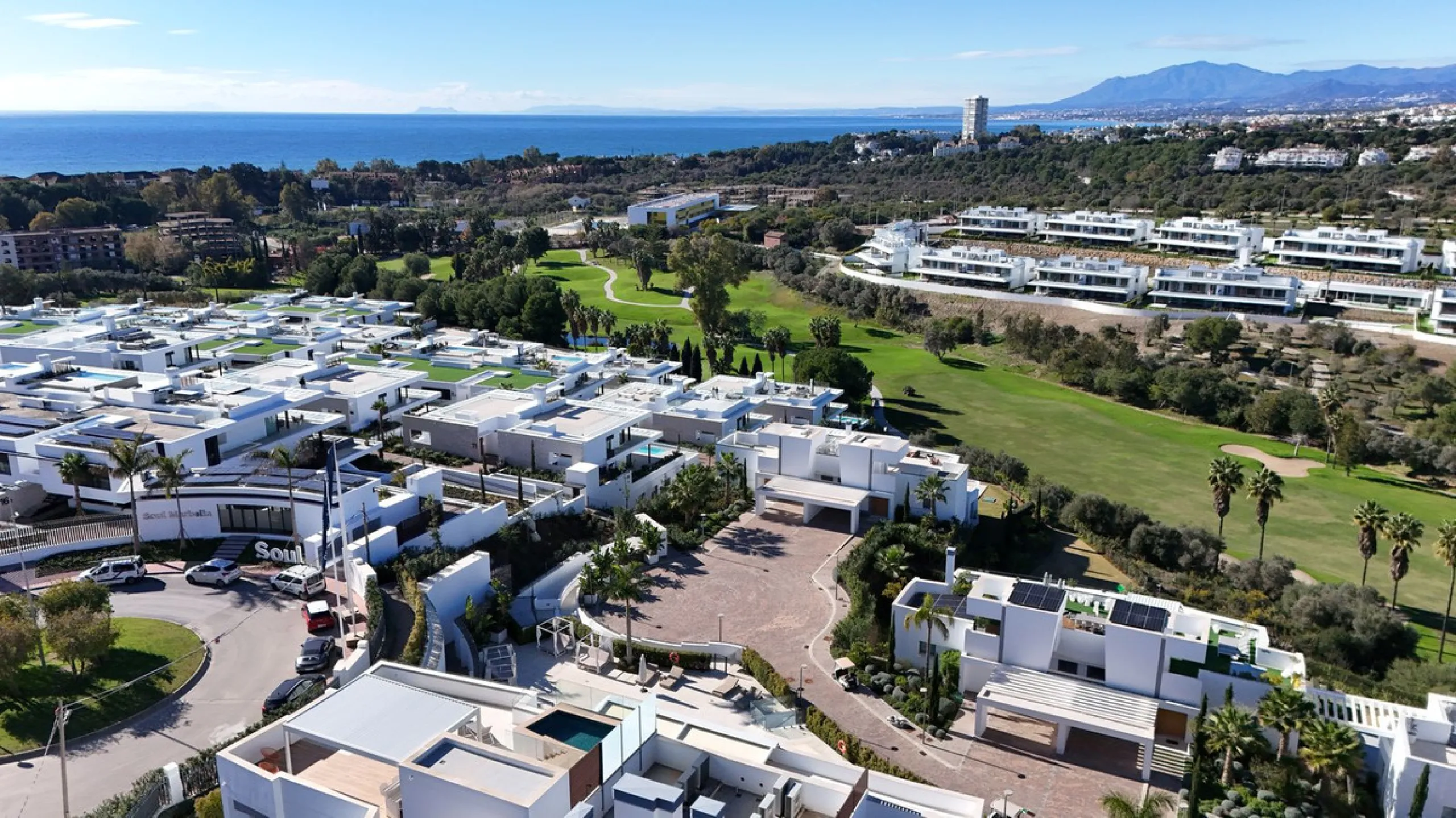 Situated in a gated development next to Santa Clara golf and minutes away from Marbella centre, this stunning modern penthouse has it all!