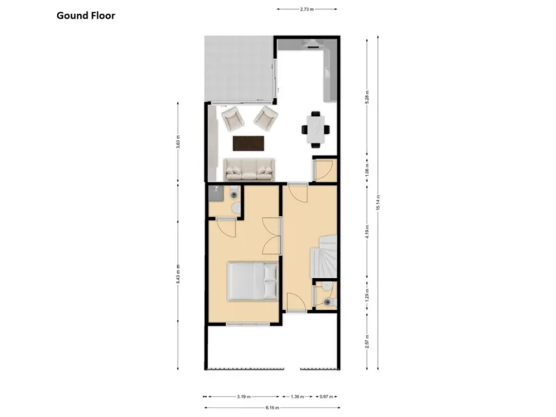 Prime location: Just 150m from the beach and close to all amenities.