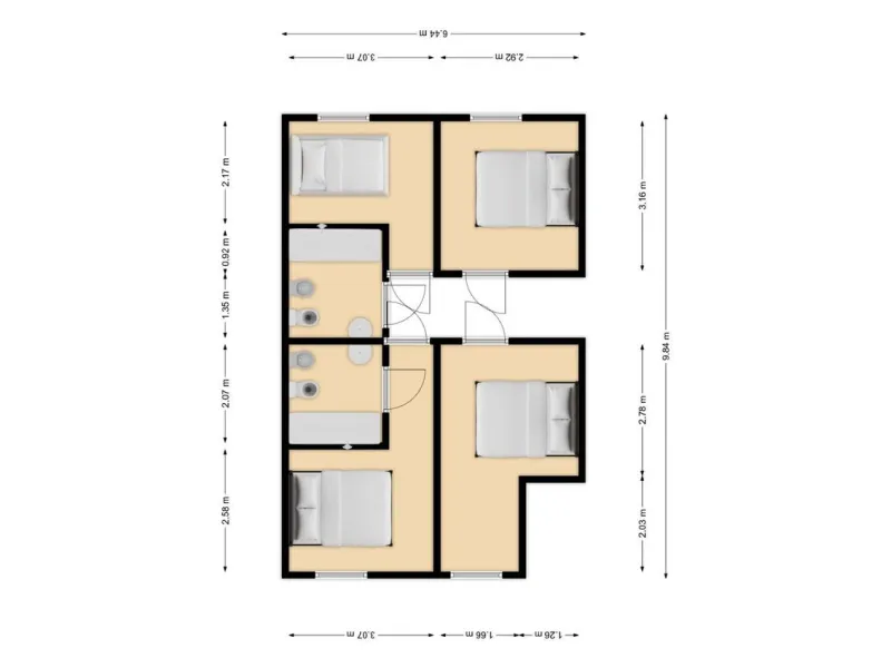 Prime location: Just 150m from the beach and close to all amenities.