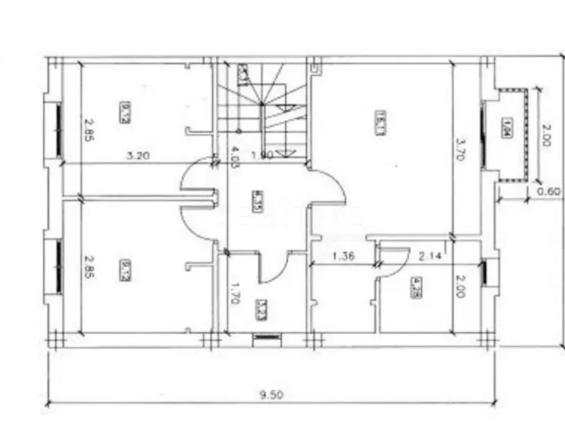 4 спальни | 3 ванные комнаты | 200м² построено | 218м² участок | угловой
