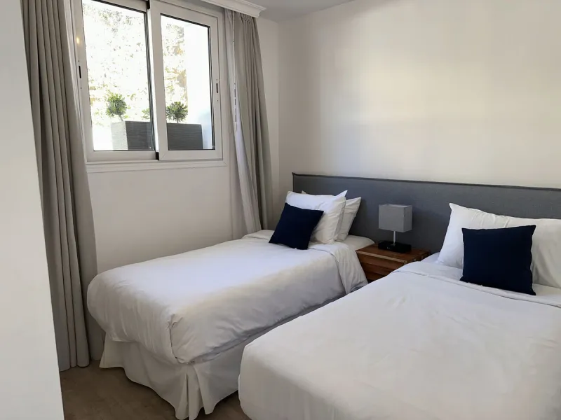 This beautifully renovated, ground‑floor beachfront apartment is offered fully furnished and elegantly decorated—ready to enjoy.