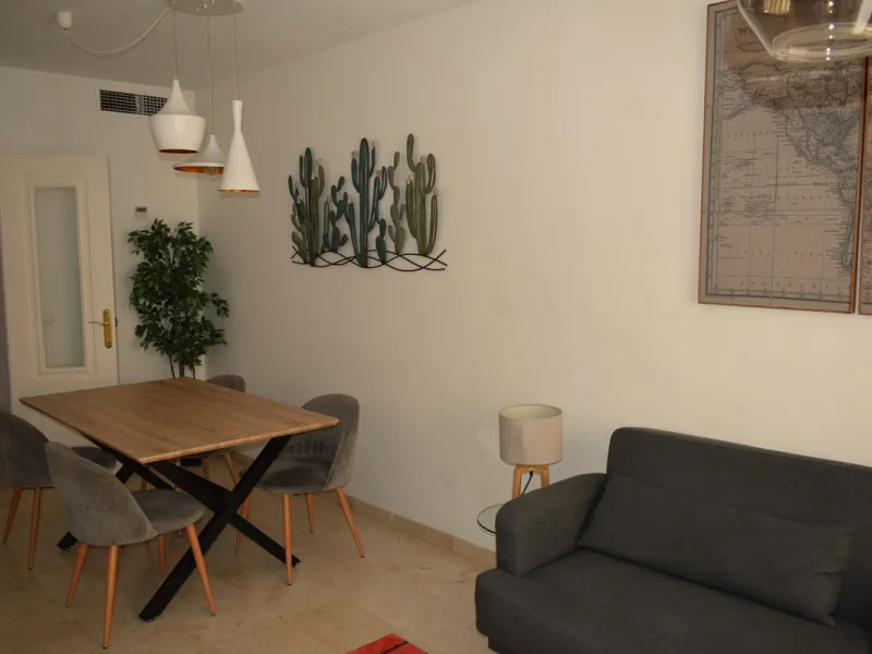 We are offering this magnificent apartment with a Tourist License for sale. It is located at Avenida La Rosaleda 21, next to the river. The apartment is fully furnished and decorated with the latest trends. It is a first-floor apartment with a south-facin