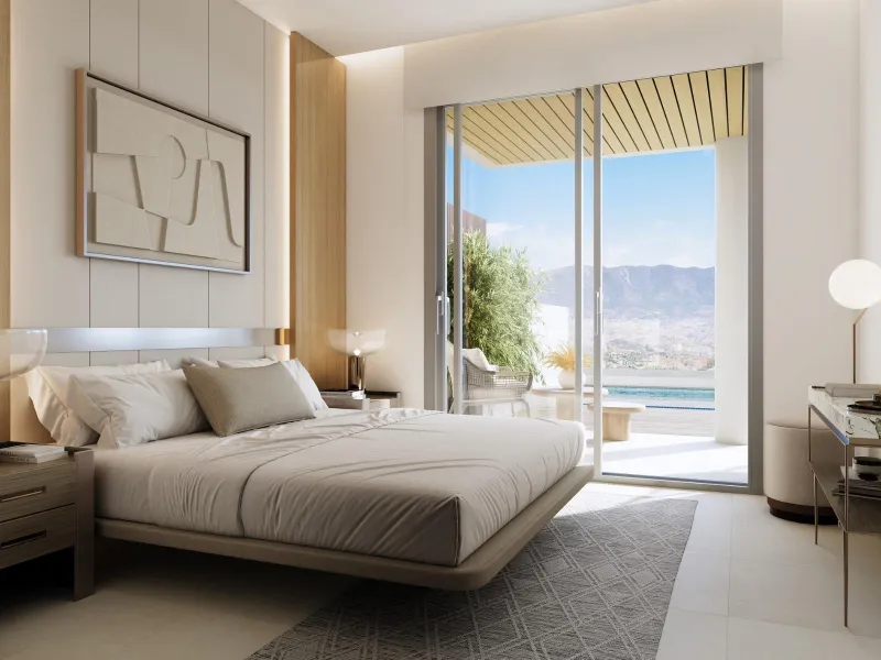 New Build Golf Front Apartments with Sea Views in La Cala de Mijas& & Exclusive Residential Living on the Front Line of La Cala Golf& This exceptional new build residential complex is located on the front line of the renowned La Cala Golf Resort,