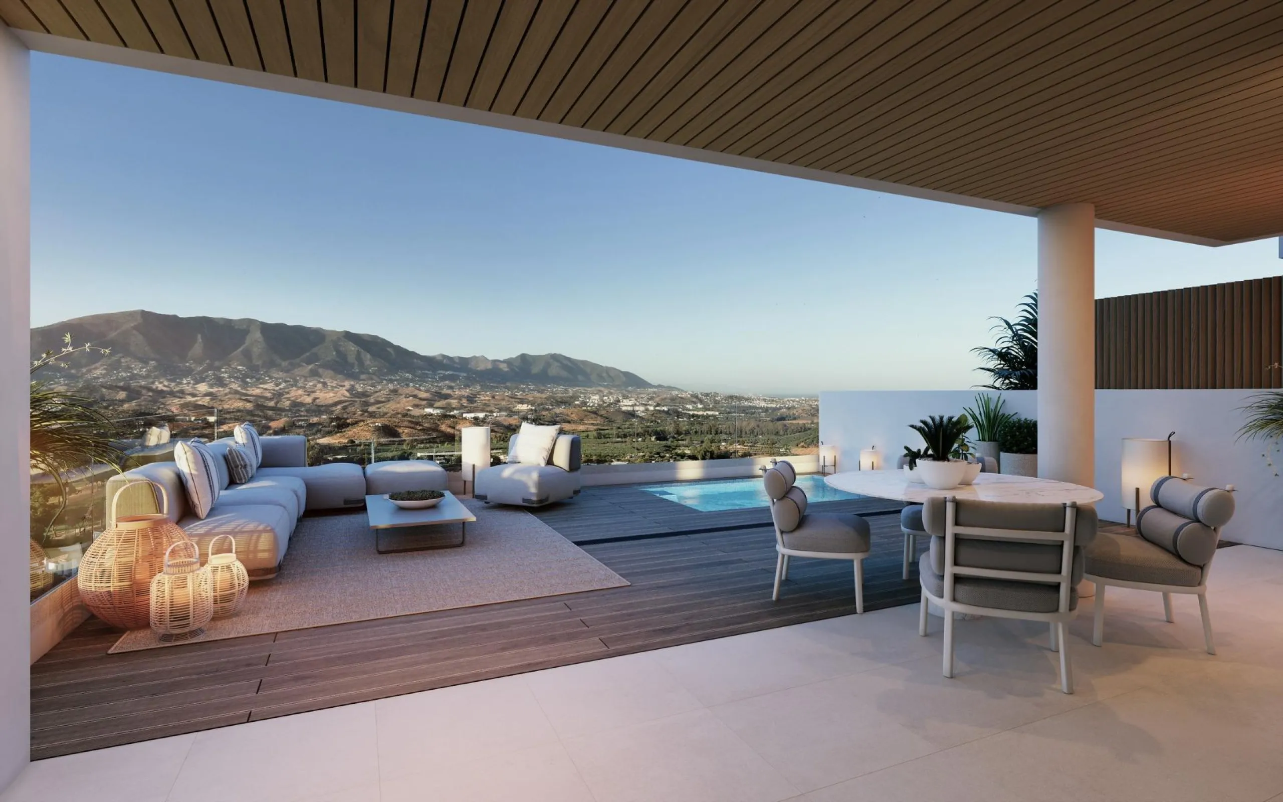 New Build Golf Front Apartments with Sea Views in La Cala de Mijas& & Exclusive Residential Living on the Front Line of La Cala Golf& This exceptional new build residential complex is located on the front line of the renowned La Cala Golf Resort,
