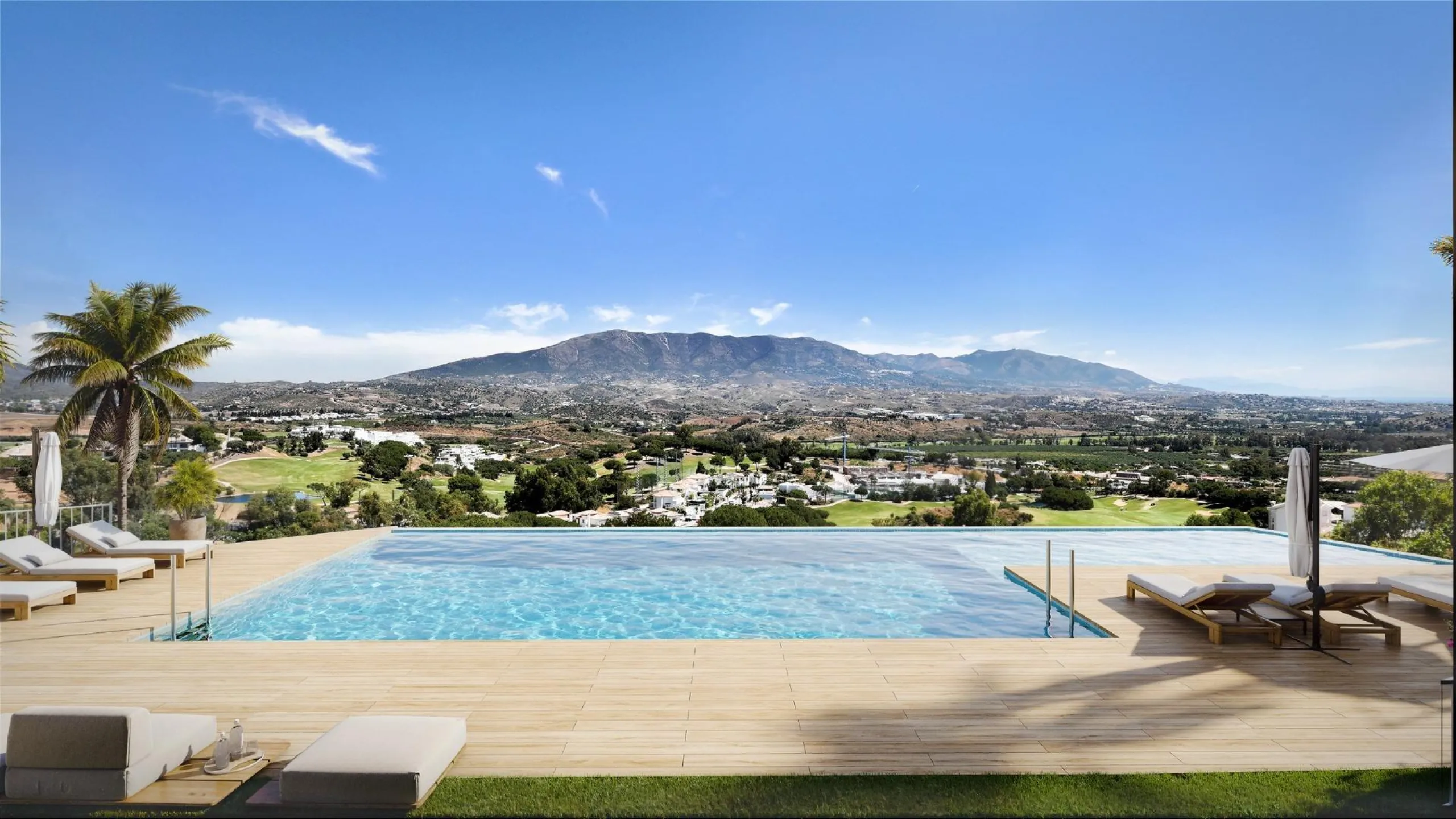 New Build Golf Front Apartments with Sea Views in La Cala de Mijas& & Exclusive Residential Living on the Front Line of La Cala Golf& This exceptional new build residential complex is located on the front line of the renowned La Cala Golf Resort,