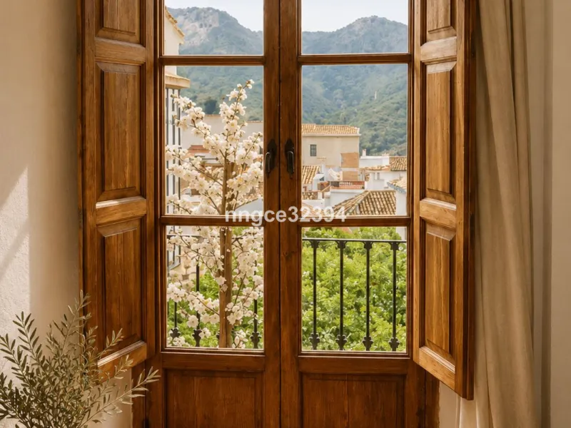 A truly special Andalusian village home, brimming with character, architectural charm, and timeless elegance, ideally positioned in the heart of Benahavís Pueblo. This distinctive property offers a rare blend of authentic village living with highly sought