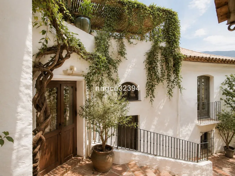 A truly special Andalusian village home, brimming with character, architectural charm, and timeless elegance, ideally positioned in the heart of Benahavís Pueblo. This distinctive property offers a rare blend of authentic village living with highly sought