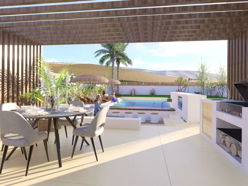 Urban plot of 806 m² located in Casares Costa, one of the most sought-after and rapidly expanding areas of the Costa del Sol. The plot offers a maximum buildability of 229.45 m² and includes a project for a detached single-family home of up to two floors,