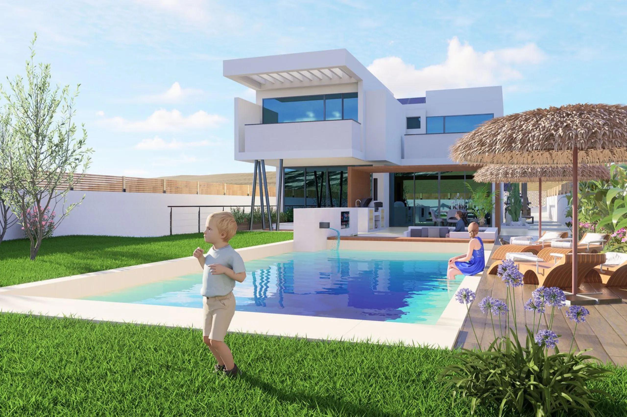 Urban plot of 806 m² located in Casares Costa, one of the most sought-after and rapidly expanding areas of the Costa del Sol. The plot offers a maximum buildability of 229.45 m² and includes a project for a detached single-family home of up to two floors,