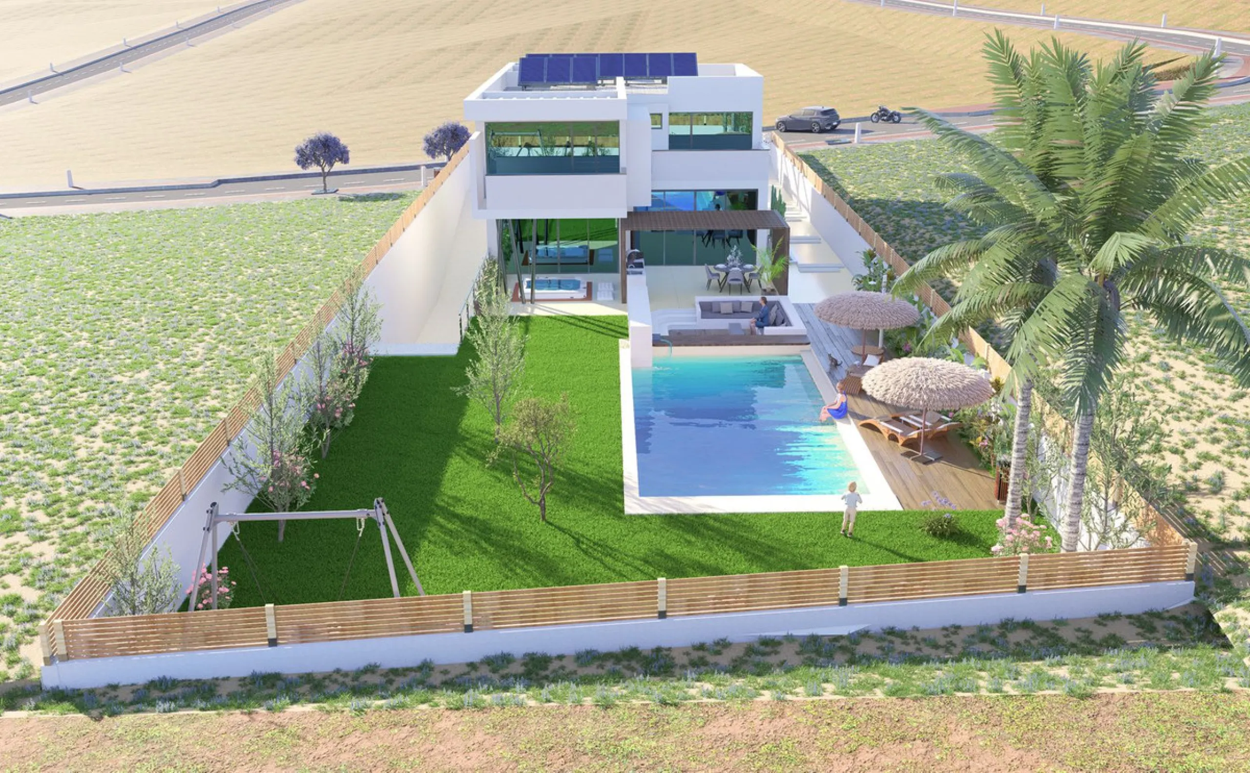 Urban plot of 806 m² located in Casares Costa, one of the most sought-after and rapidly expanding areas of the Costa del Sol. The plot offers a maximum buildability of 229.45 m² and includes a project for a detached single-family home of up to two floors,